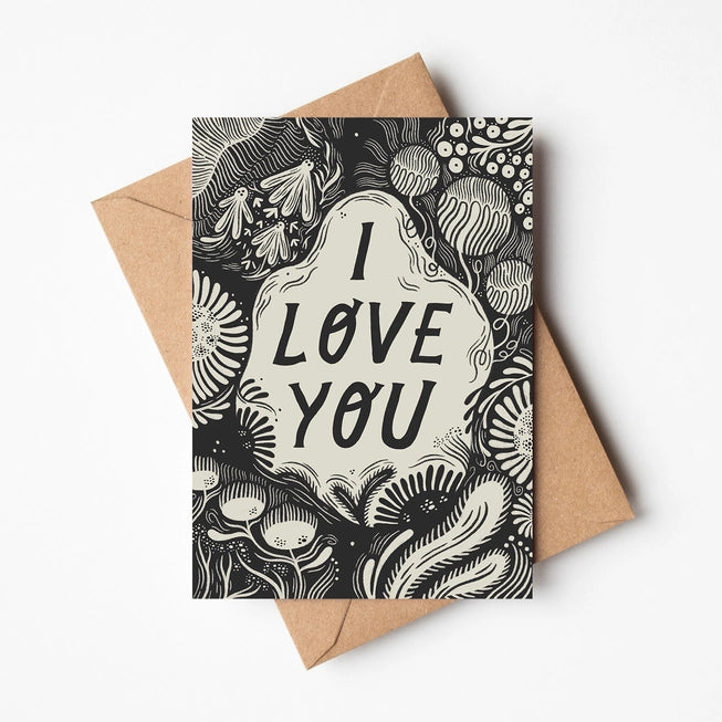 'I Love You'  Card by Lauren Marina