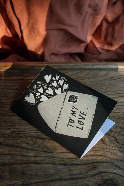 'To My Love' Card by Lauren Marina