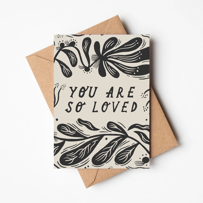 'You Are So Loved' Card by Lauren Marina