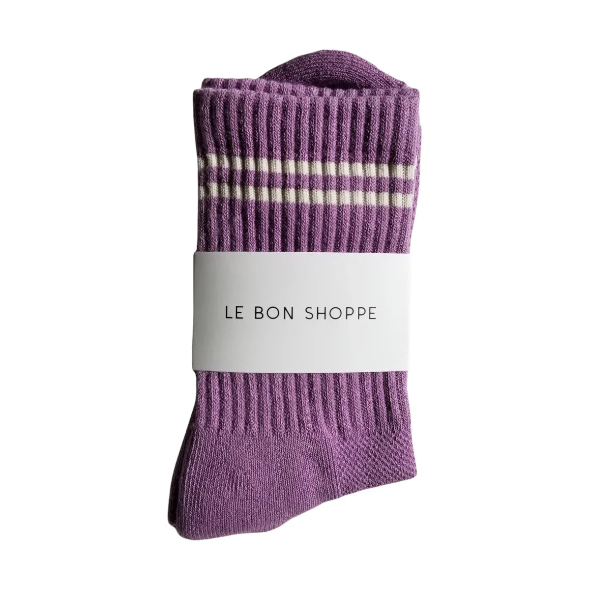 Boyfriend Socks | Grape | by Le Bon Shoppe - Lifestory