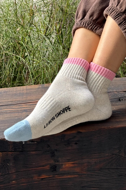 Le Bon Shoppe  Colour Block Girlfriend Socks (UK 4-8) in Various Colours