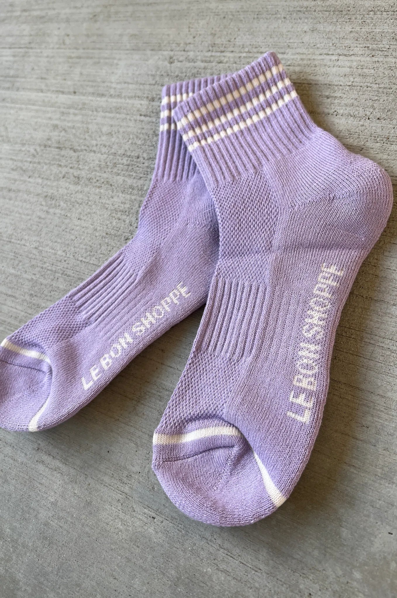 Girlfriend socks in iris by Le Bon Shoppe | Lifestory