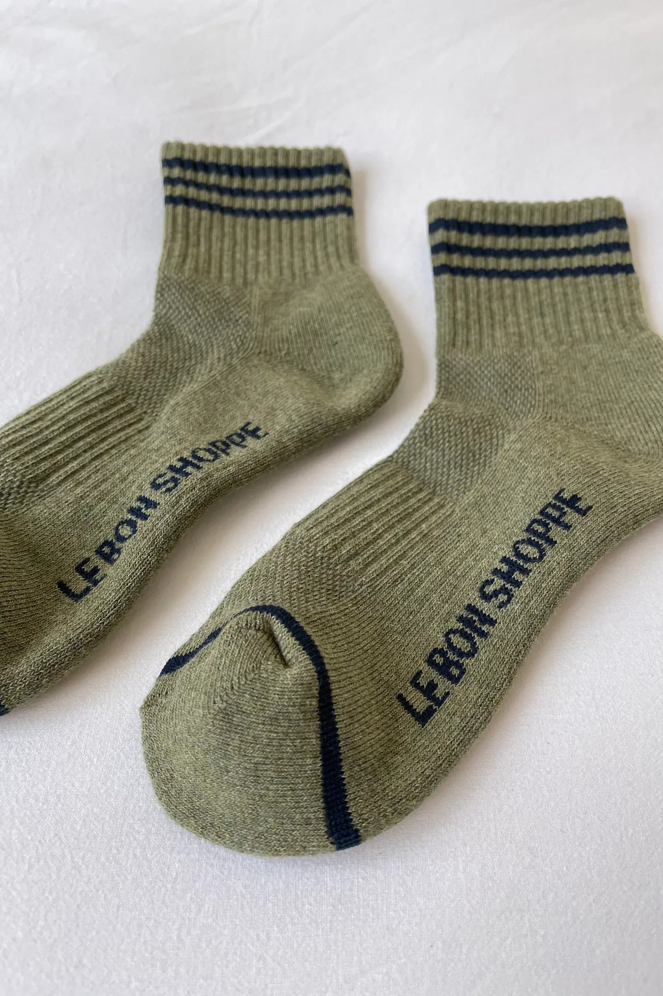 Girlfriend socks in sage by Le Bon Shoppe | Lifestory