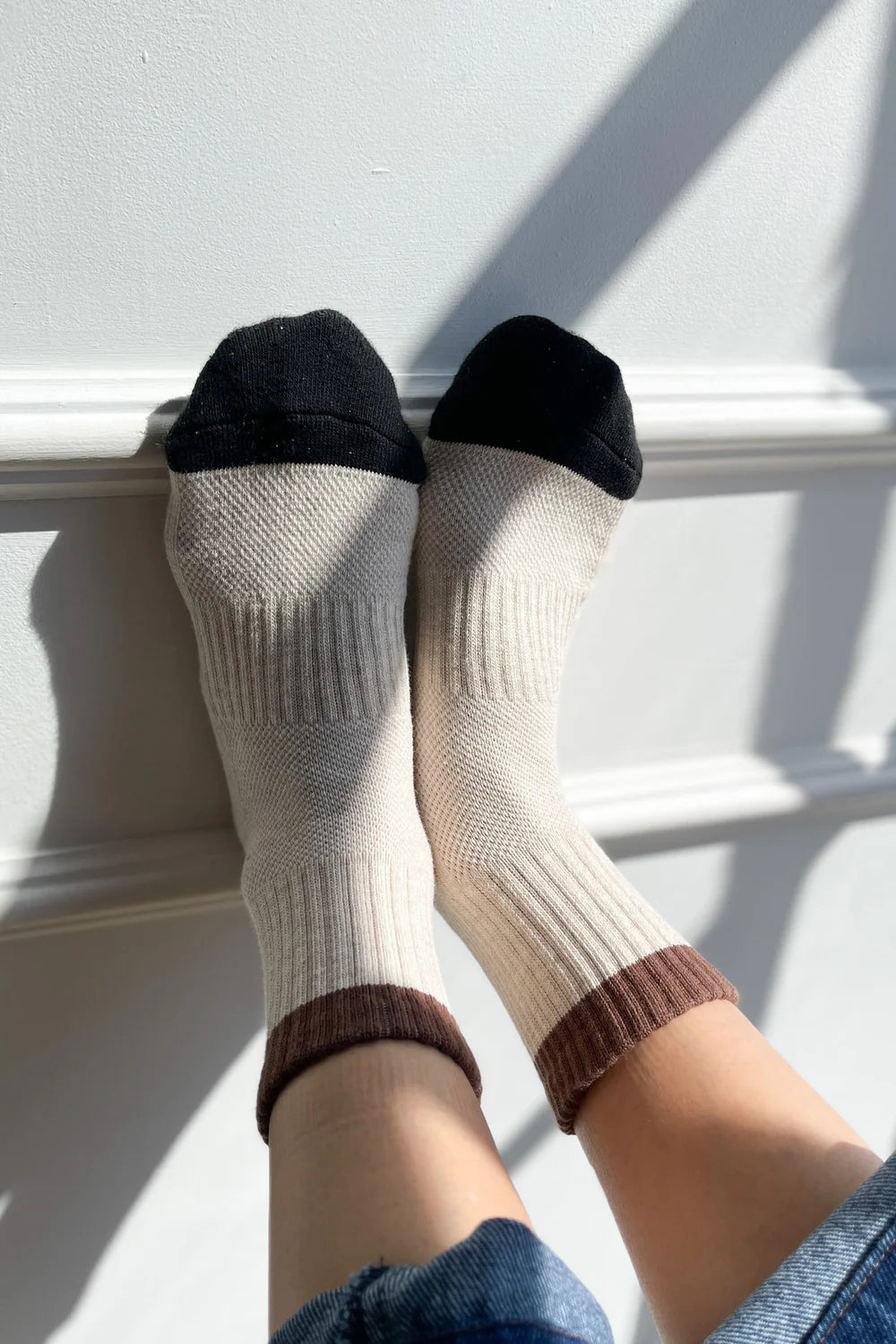 Le Bon Shoppe  Colour Block Girlfriend Socks (UK 4-8) in Various Colours