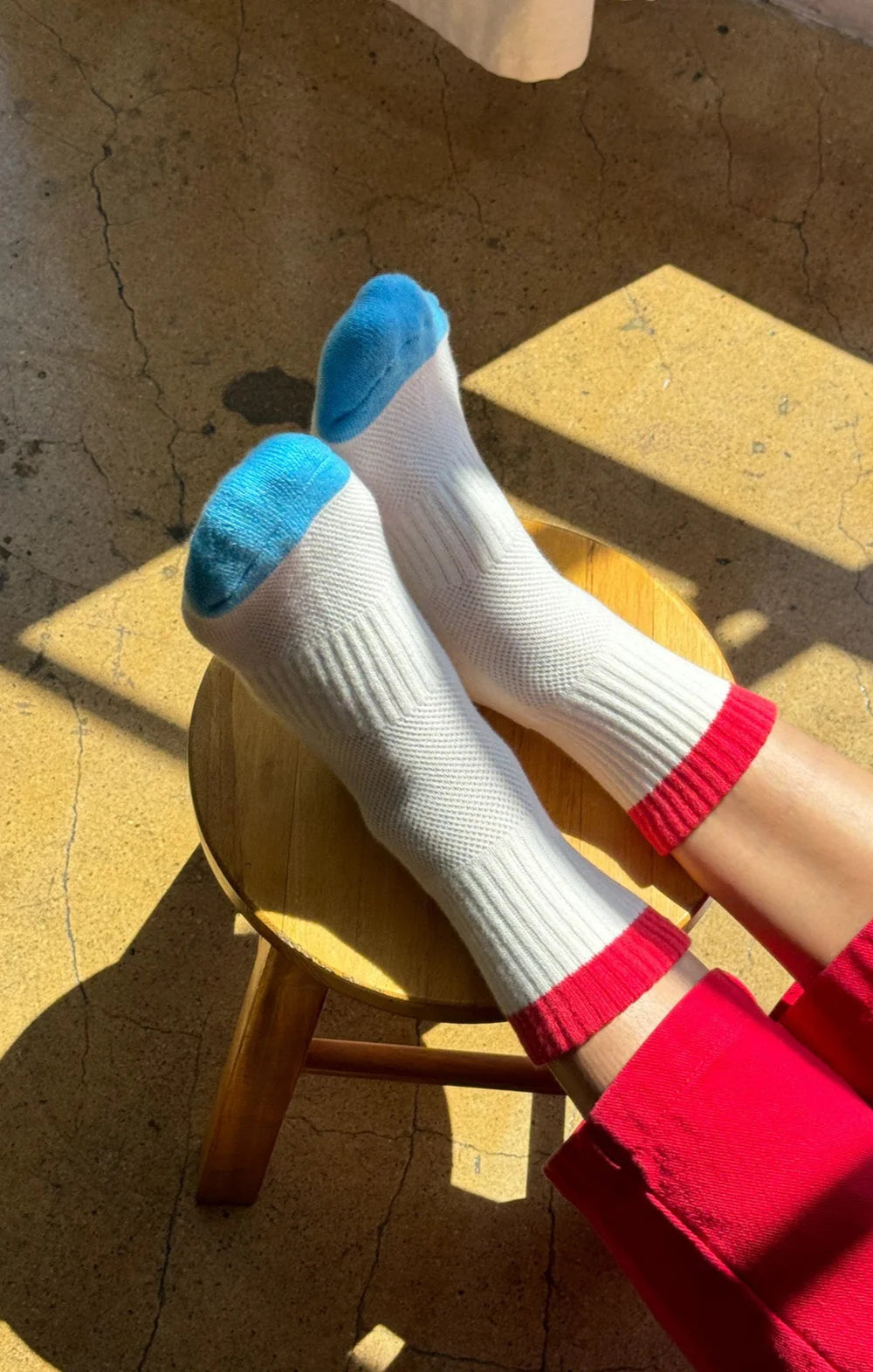 Le Bon Shoppe  Colour Block Girlfriend Socks (UK 4-8) in Various Colours