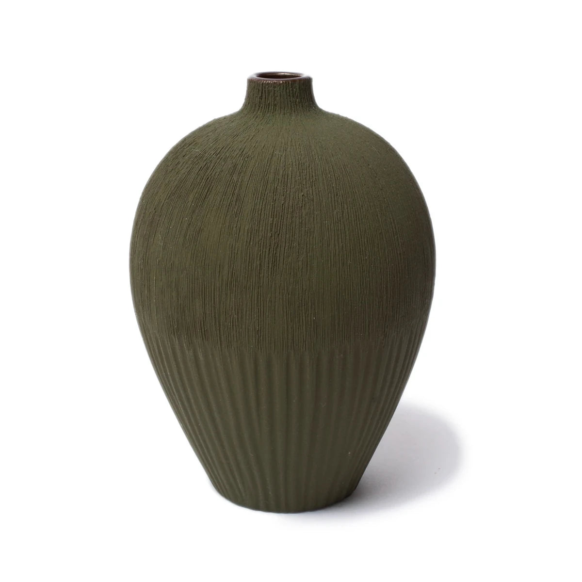 Ebba Vase | Medium | Forest Green | by Lindform