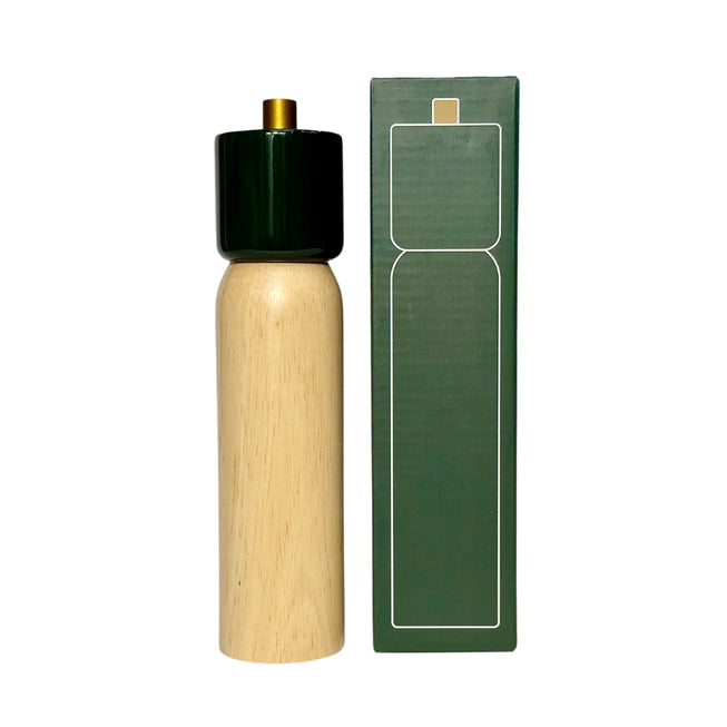 MAEGEN Salt & Pepper Grinder in Green & Natural - 2 Sizes