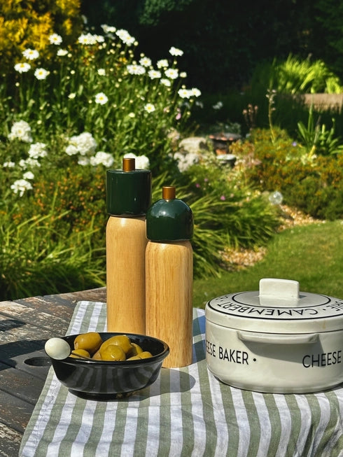 MAEGEN Salt & Pepper Grinder in Green & Natural - 2 Sizes