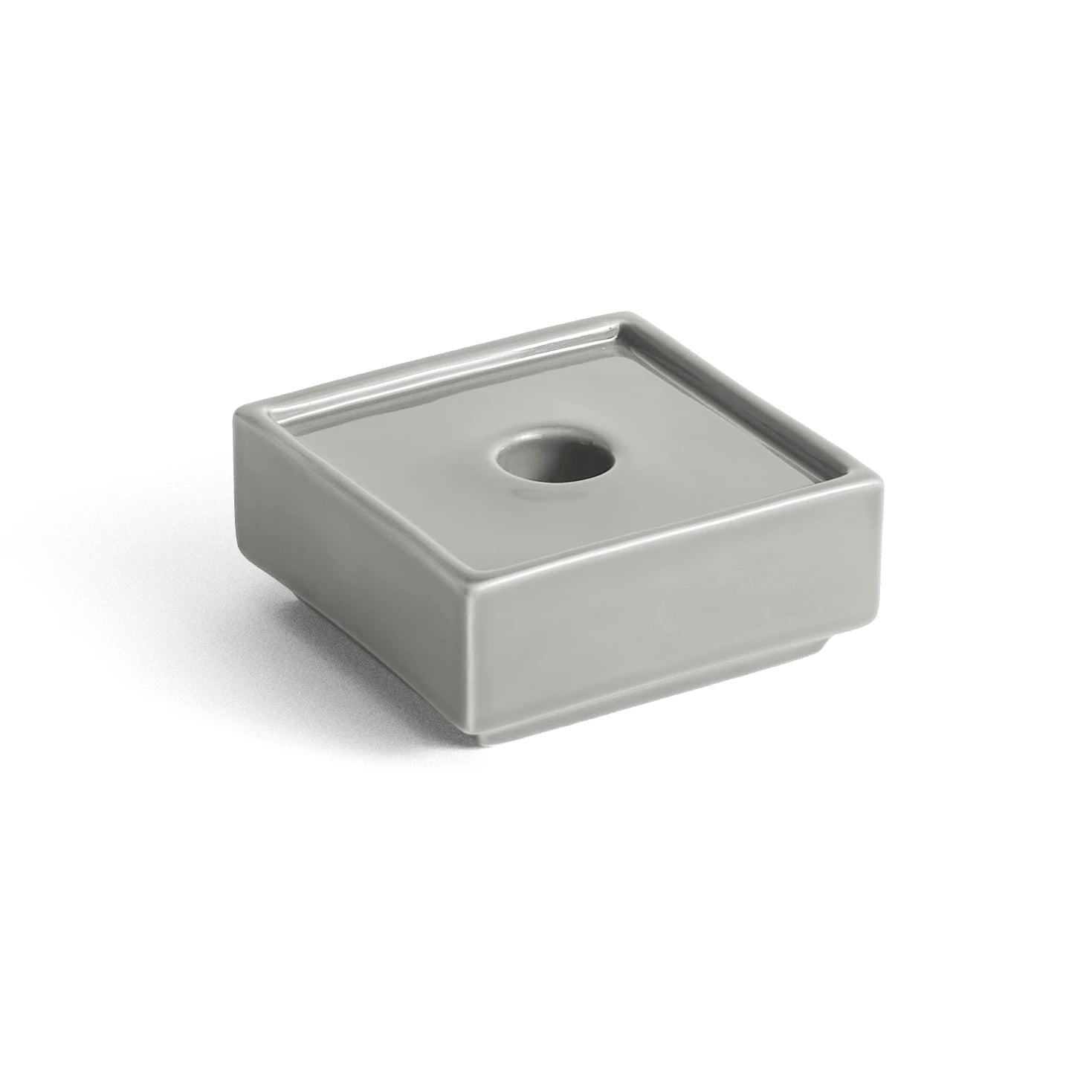 Small Mattone Candleholder in light grey by HAY | Lifestory