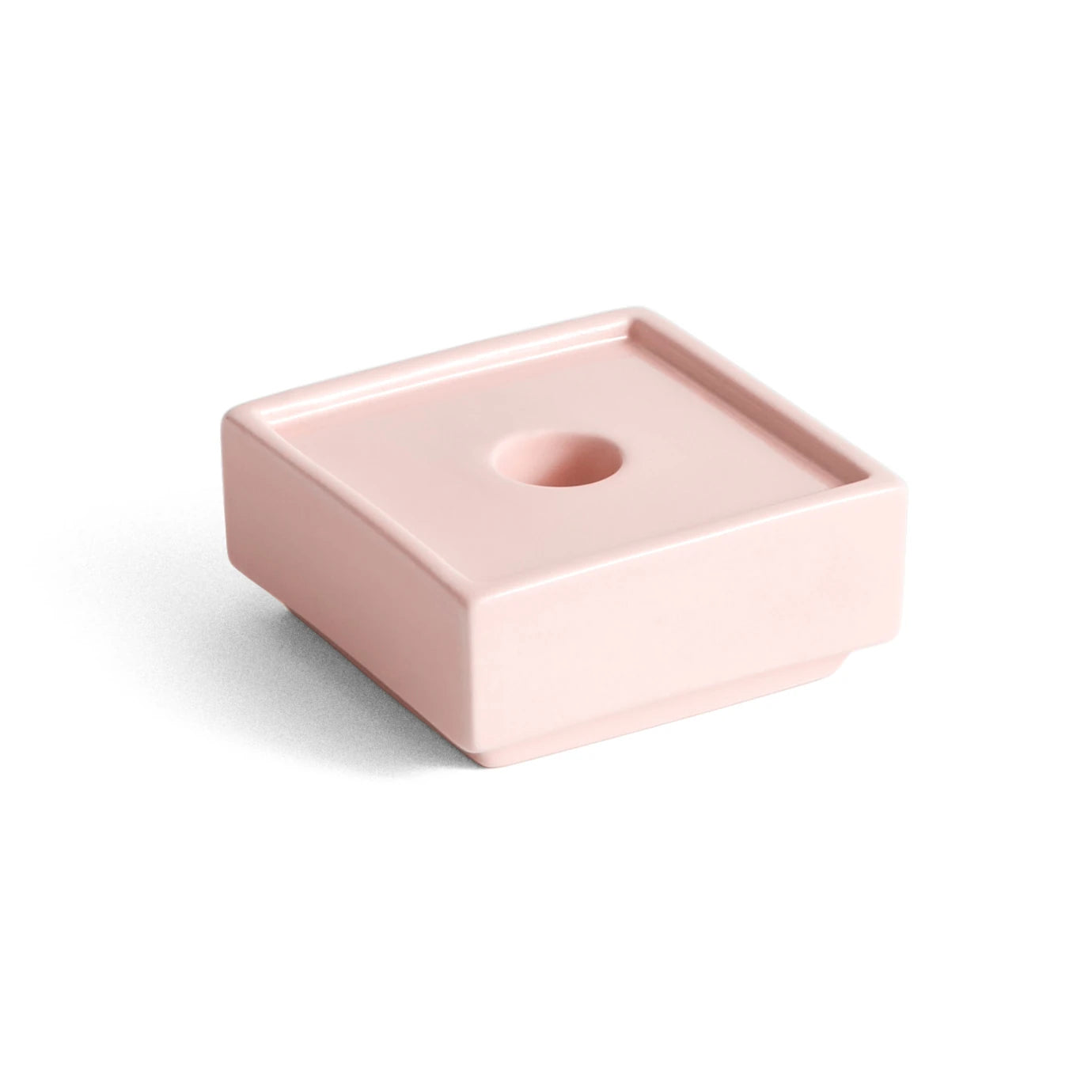 Small Mattone Candleholder in light pink  by HAY | Lifestory