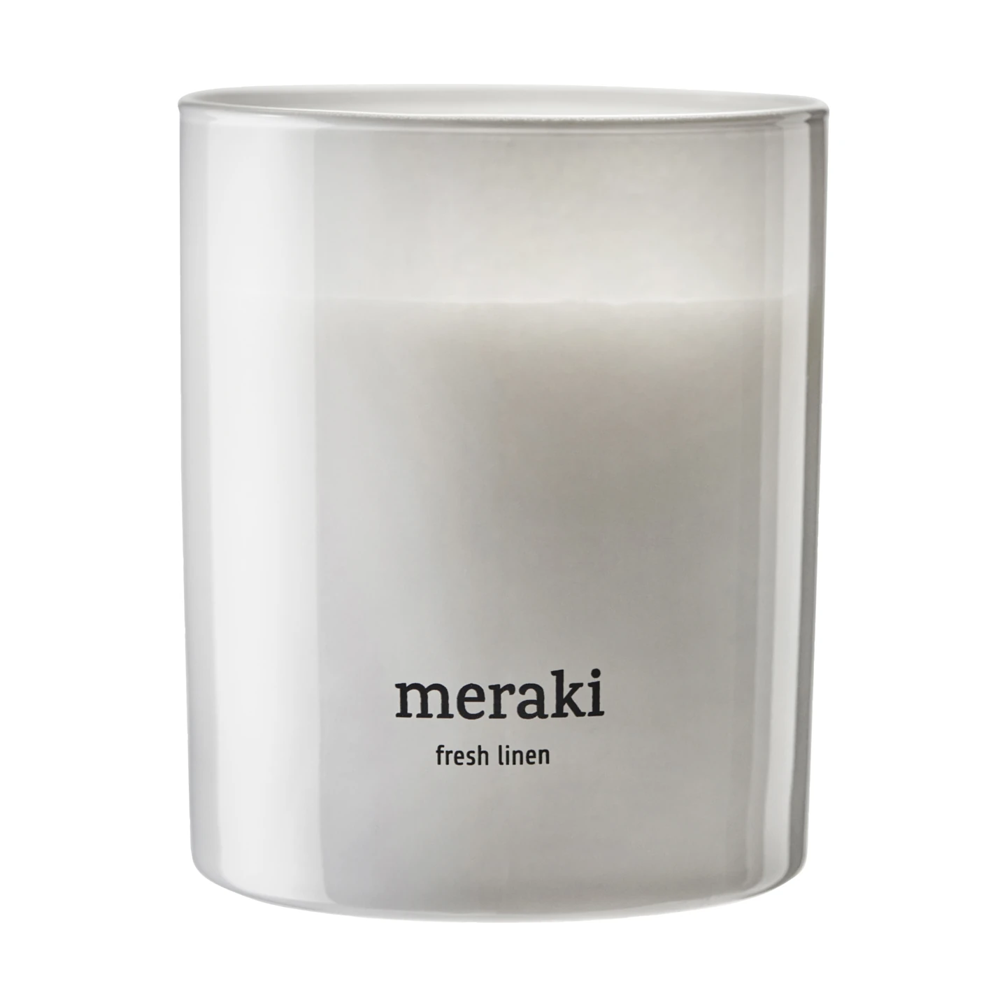 Meraki Large Scented Candle (28 Hour Burn) - Fresh Linen