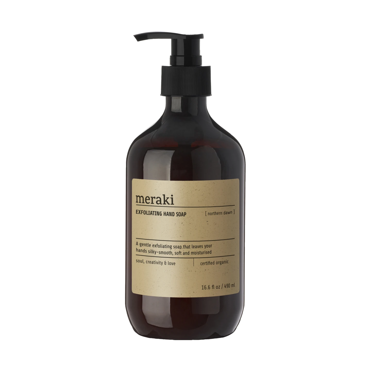 Meraki Exfoliating Hand Soap Northern Dawn - 490ml Pump Bottle