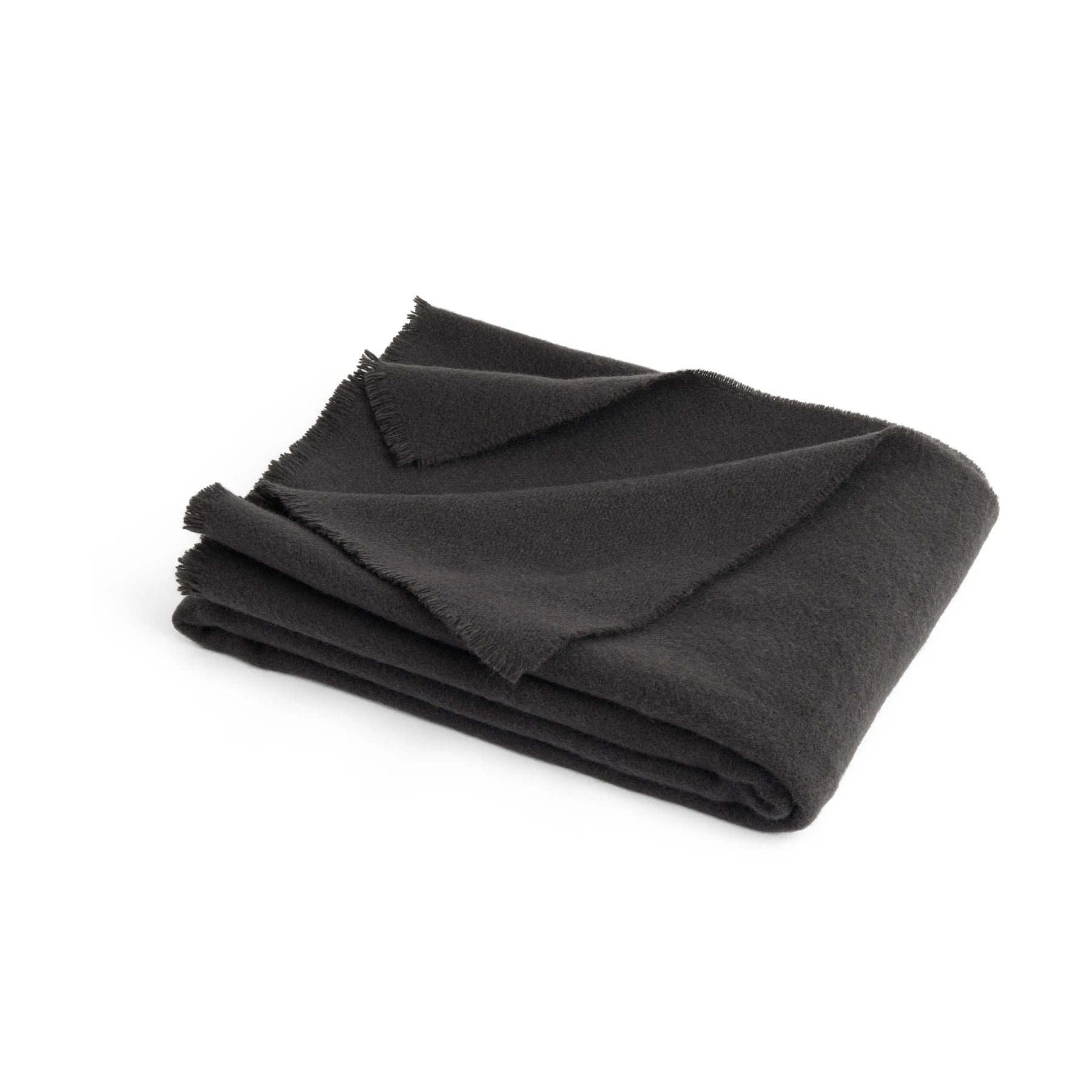 Pure Wool Mono Throws in charcoal by HAY | Lifestory