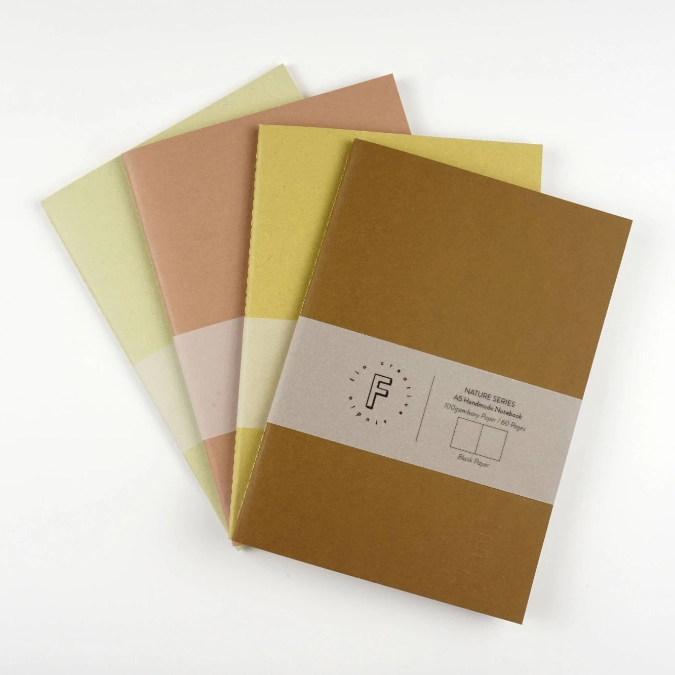 Natural Colours Plain Notebook Series by Fin Studio | Lifestory