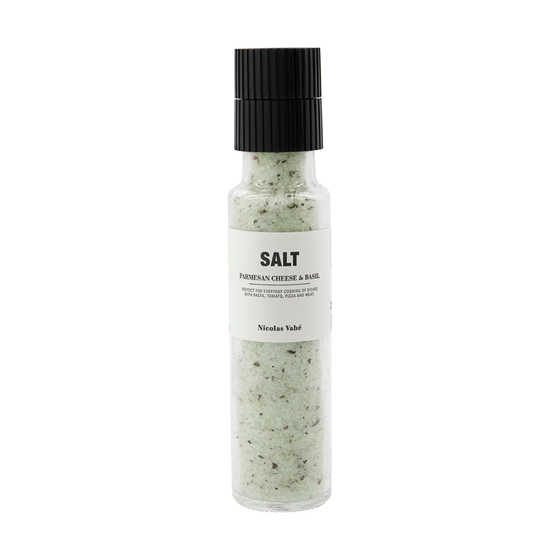 Nicolas Vahé Salt with Parmesan & Basil on white background