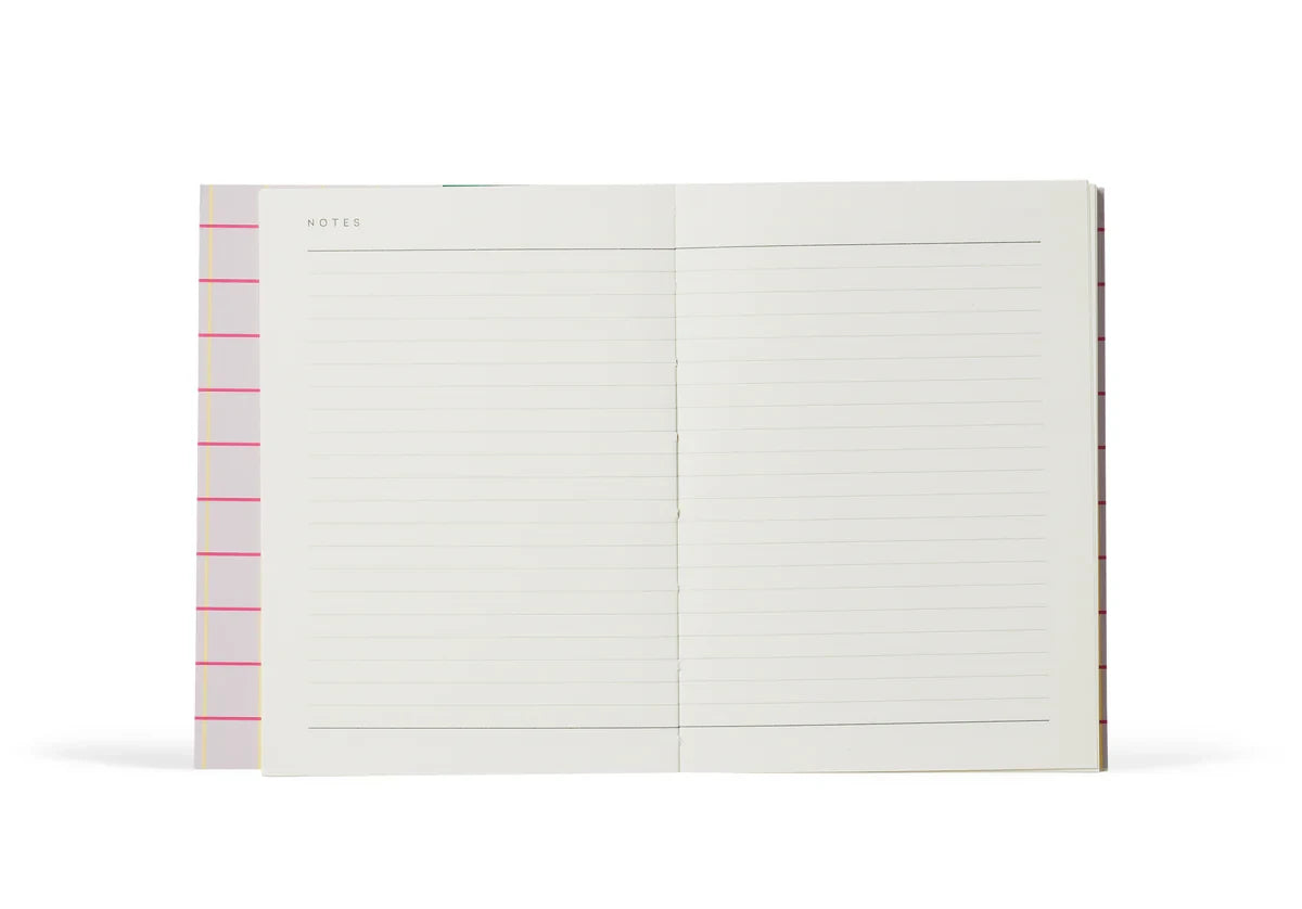 Notem Studio UMA Small Notebook Lavender Check | Lifestory