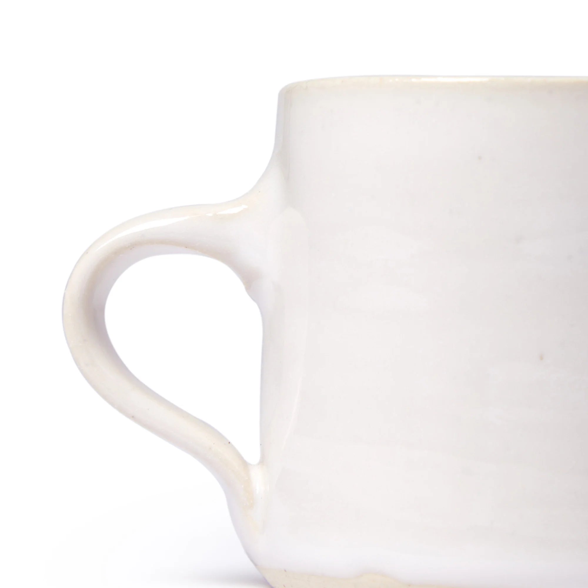 Organic Sand Espresso Cup in white by The Conran Shop