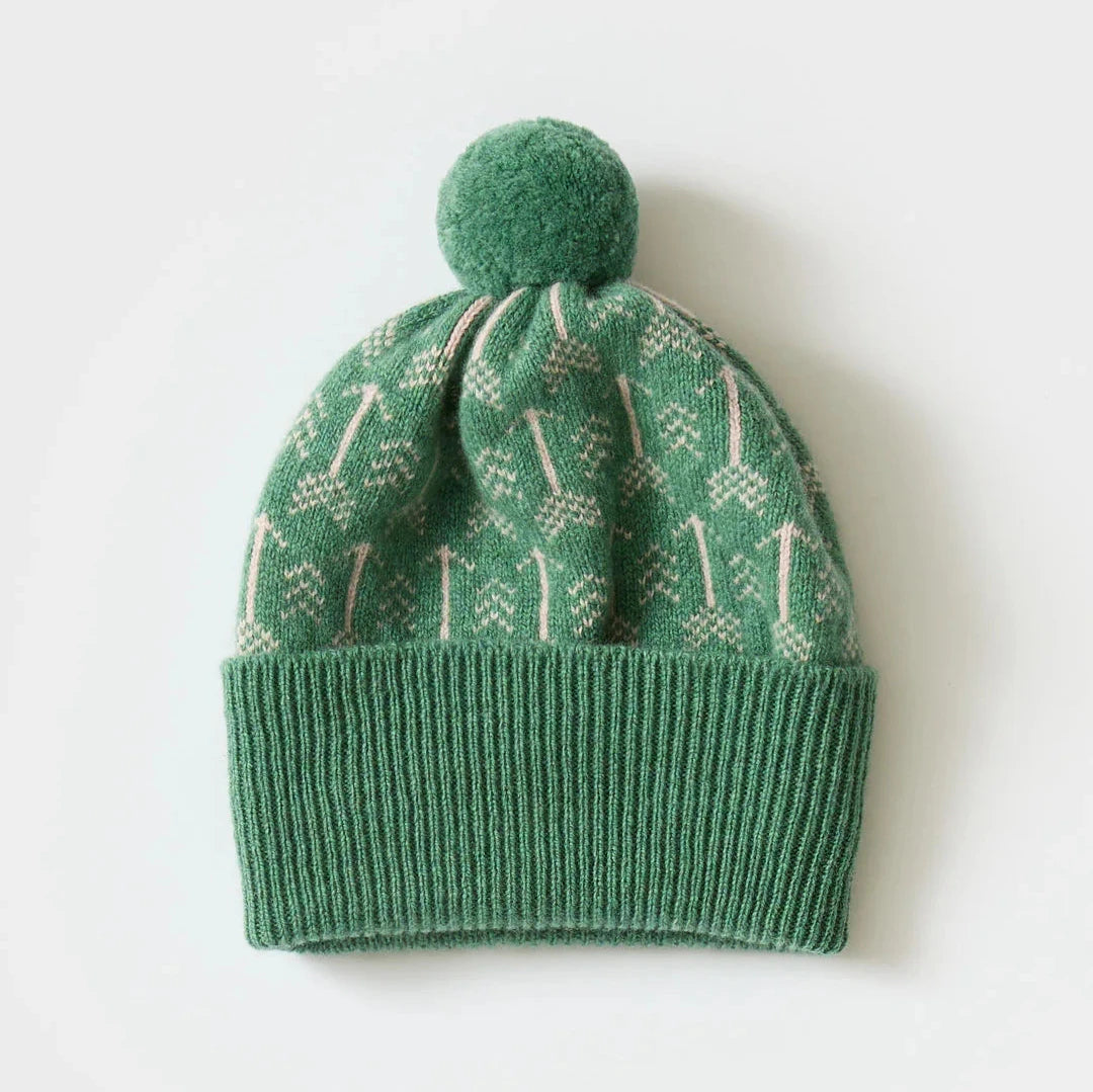 Pom Hat 'Arrow' in Willow + Seashell by Hilary Grant | Lifestory