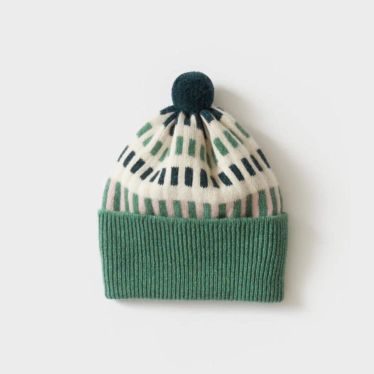 Pom Hat 'Harbour' in Willow + Seashell by Hilary Grant | Lifestory