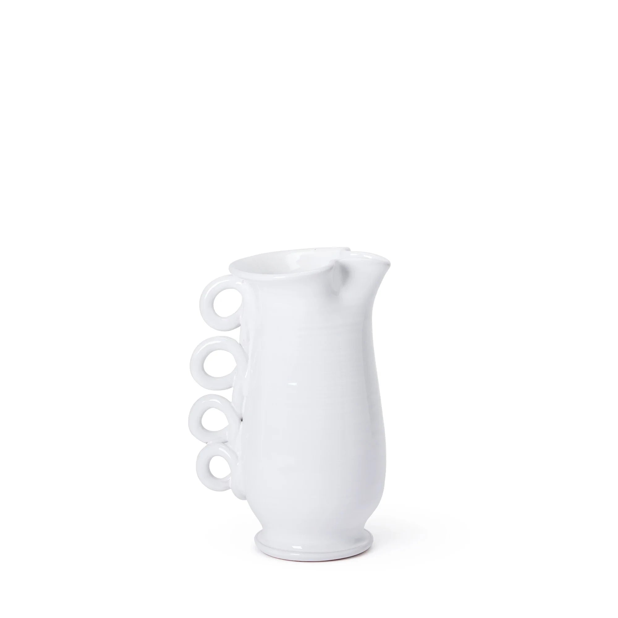 Puglia Stoneware Jug in White by The Conran Shop