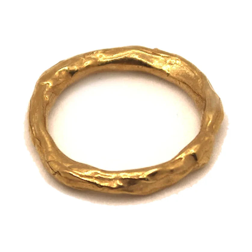 Ripple Ring in Silver or Gold by Hannah Bourn