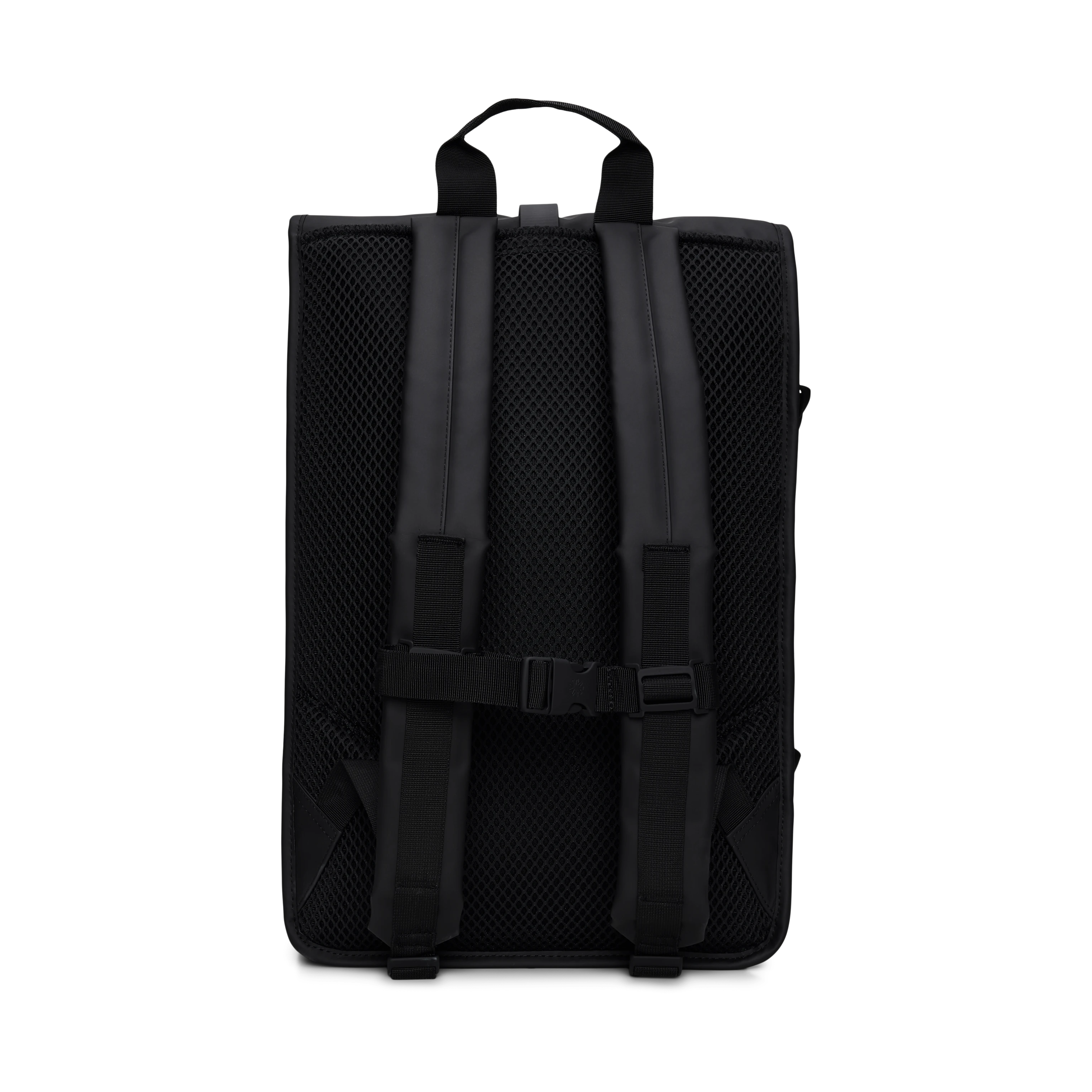 Rains Rolltop Rucksack Large in Black | Lifestory