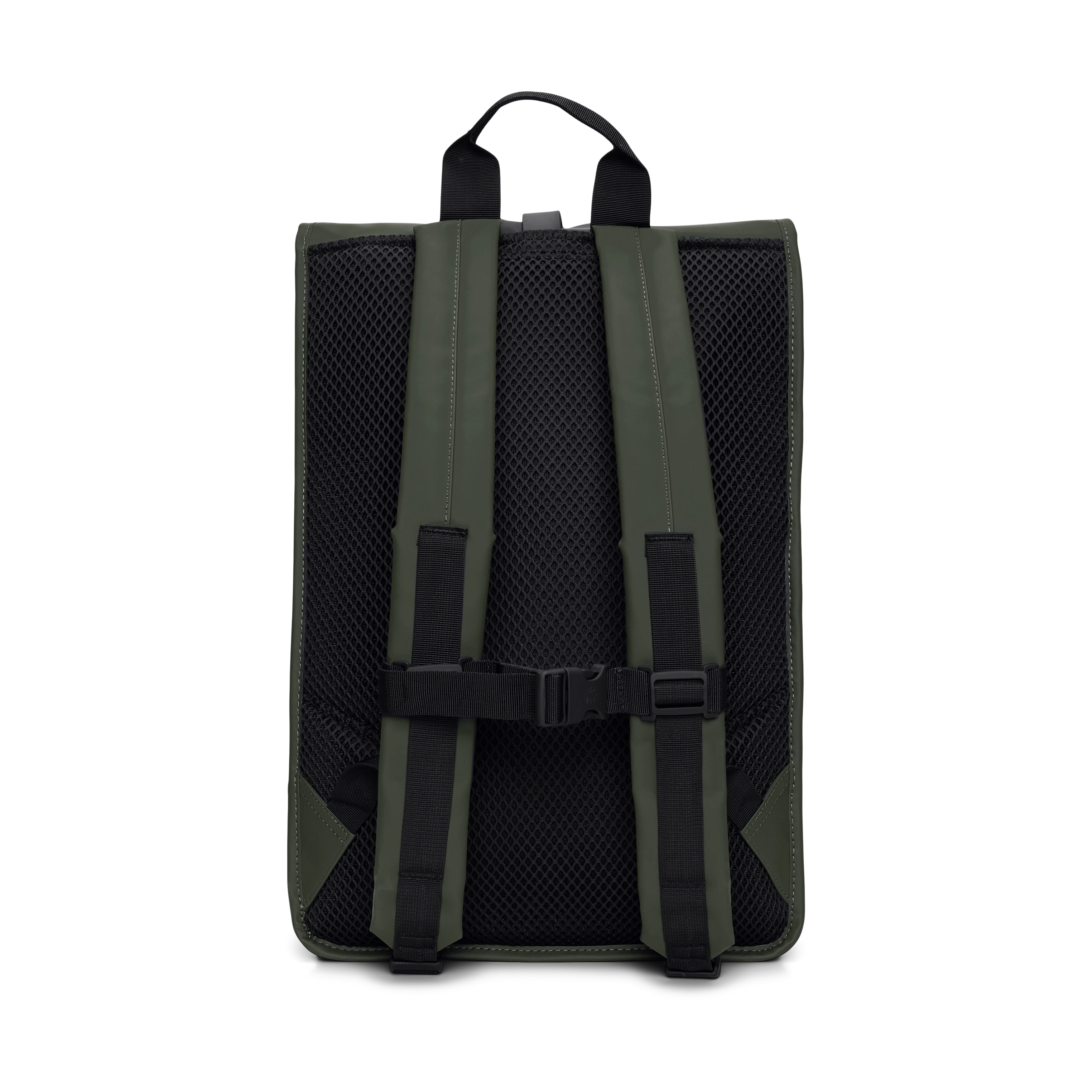 Rains Rolltop Rucksack Large in Green | Lifestory