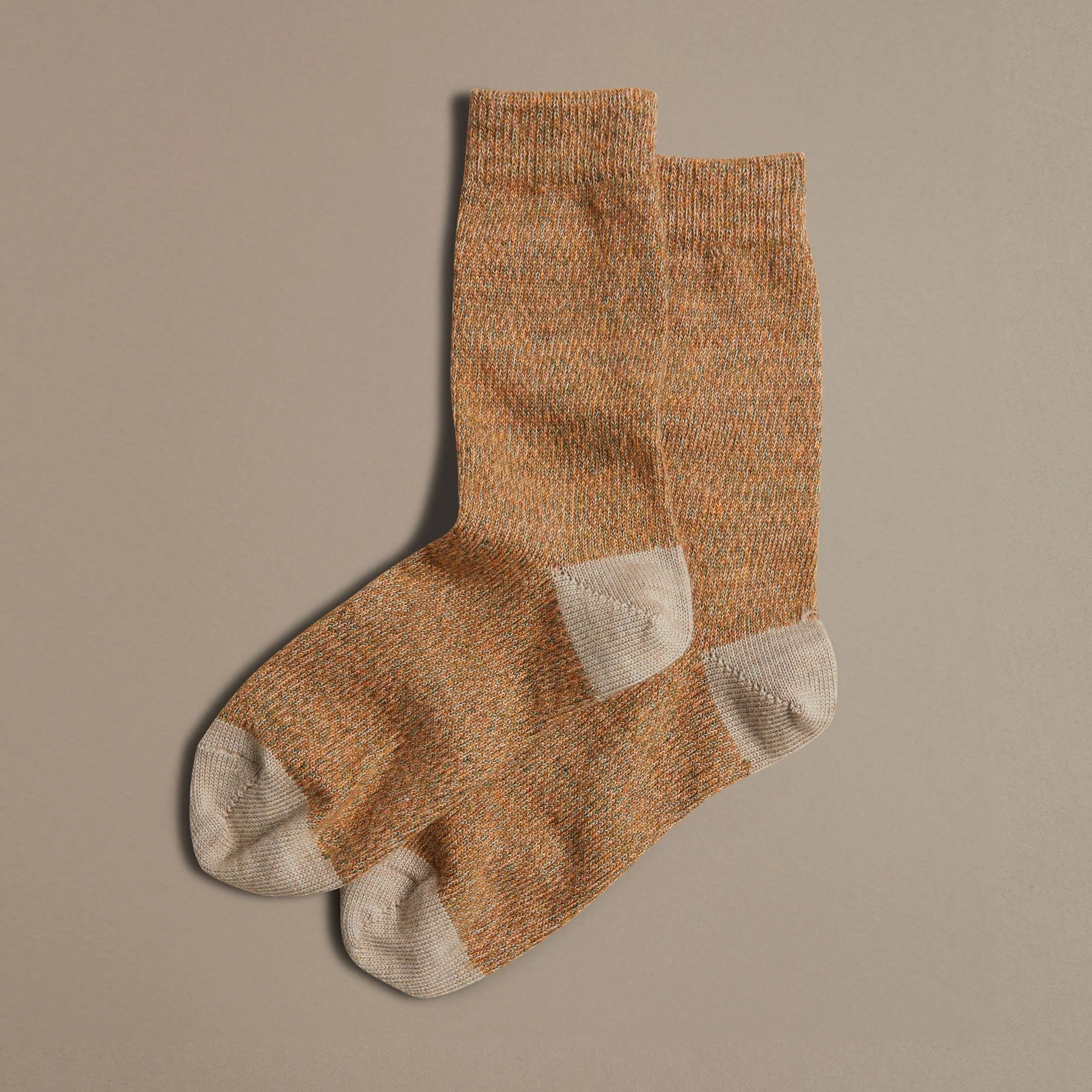 ROVE Knitwear Mens Marl Fine Merino Wool Socks - UK Made