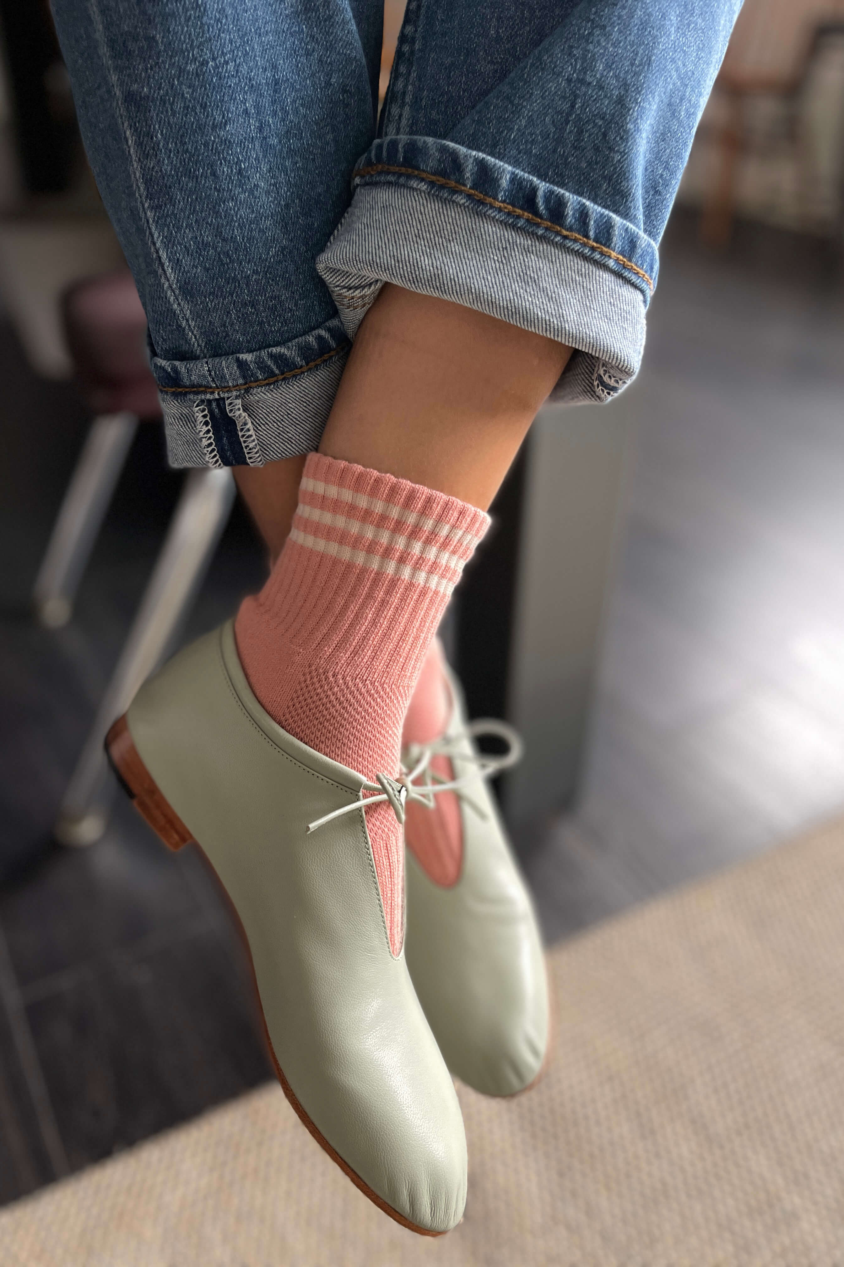 Girlfriend Socks | Salmon | by Le Bon Shoppe - Lifestory