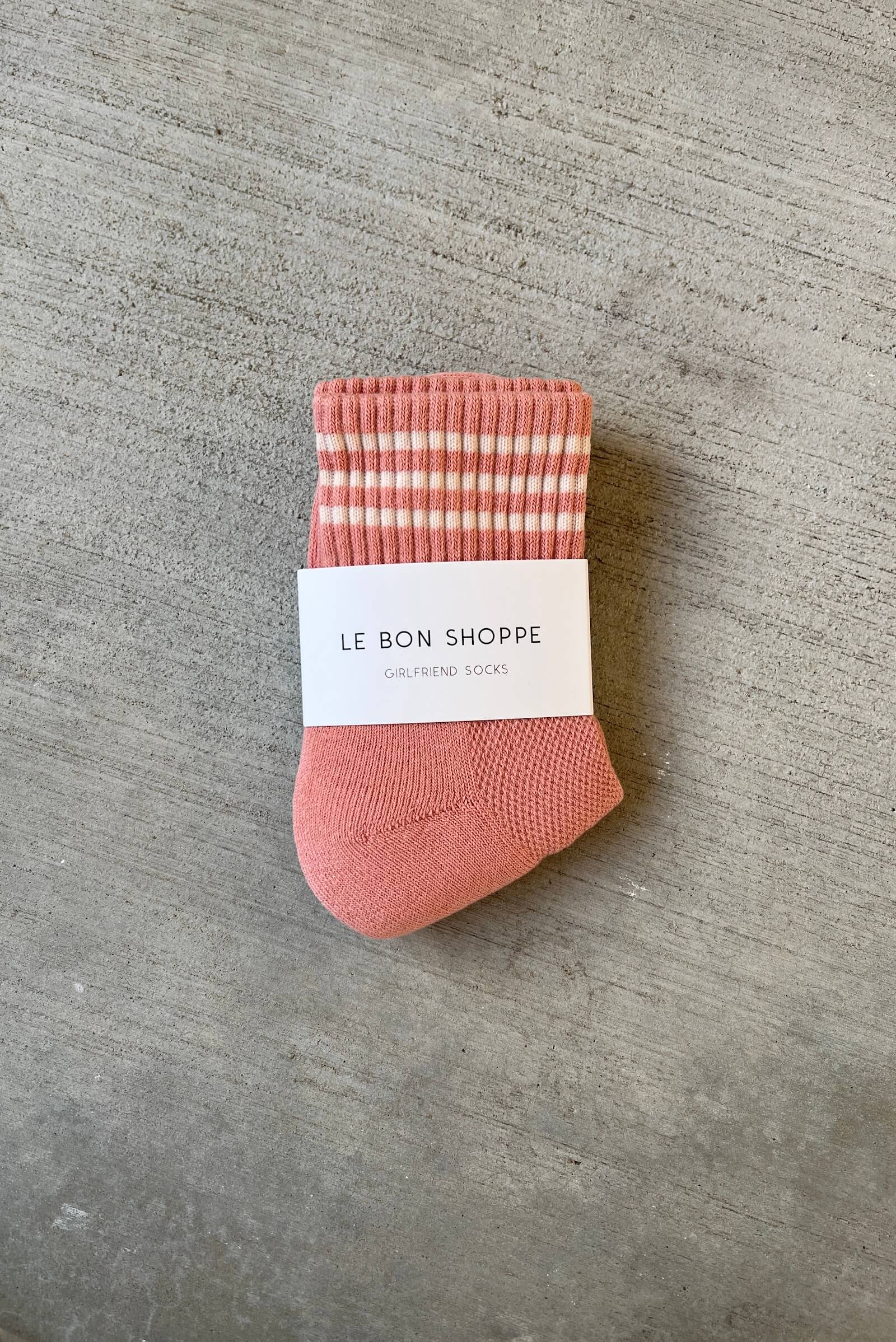 Girlfriend Socks | Salmon | by Le Bon Shoppe - Lifestory