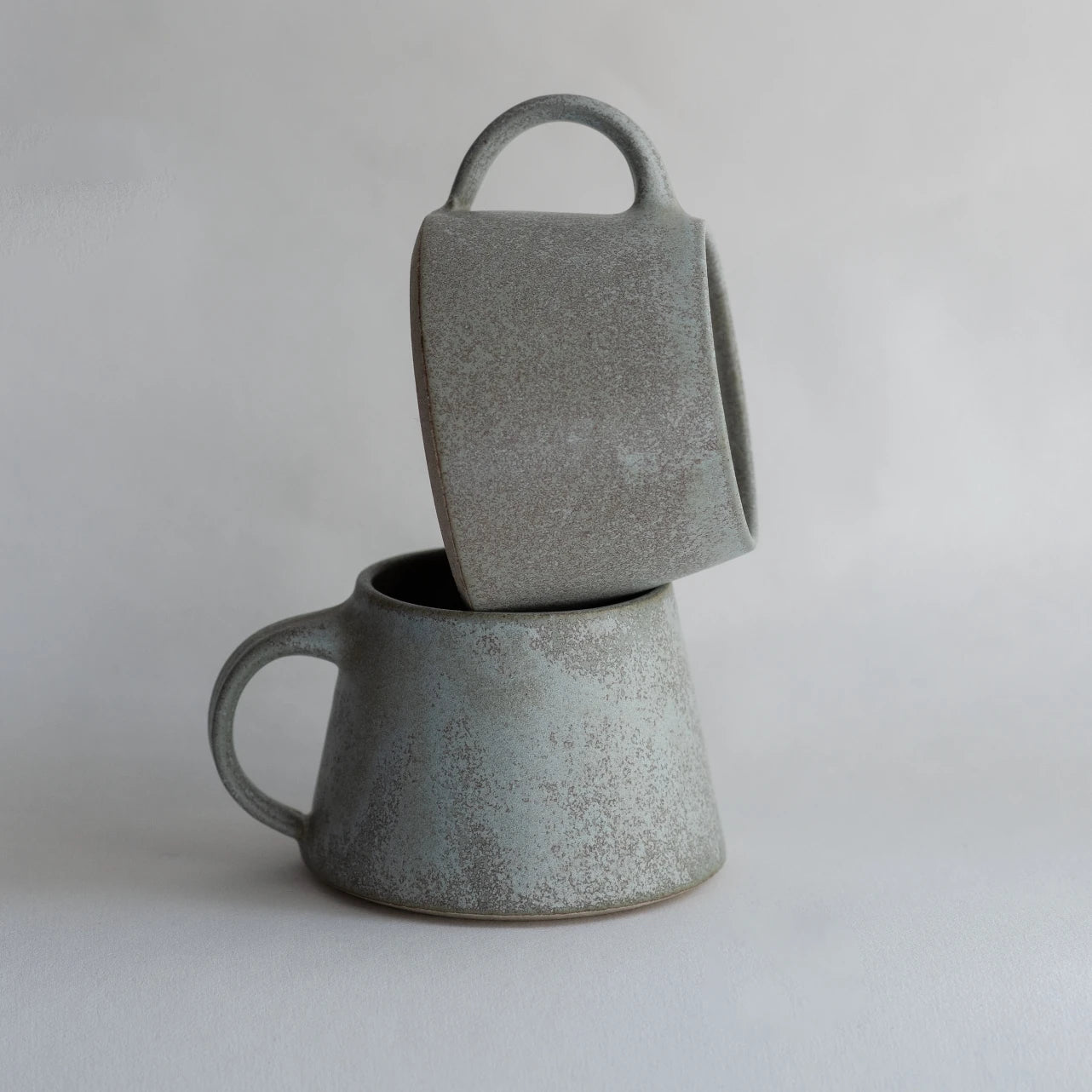 Short Mug in Frost Glaze by Aku Ceramics - Lifestory