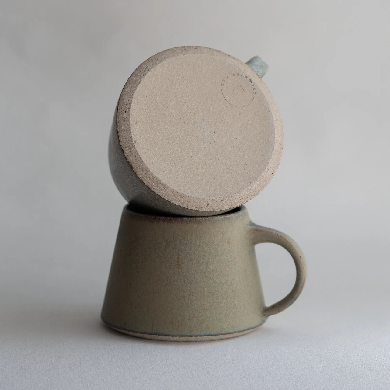 Short Mug in Frost Glaze by Aku Ceramics - Lifestory