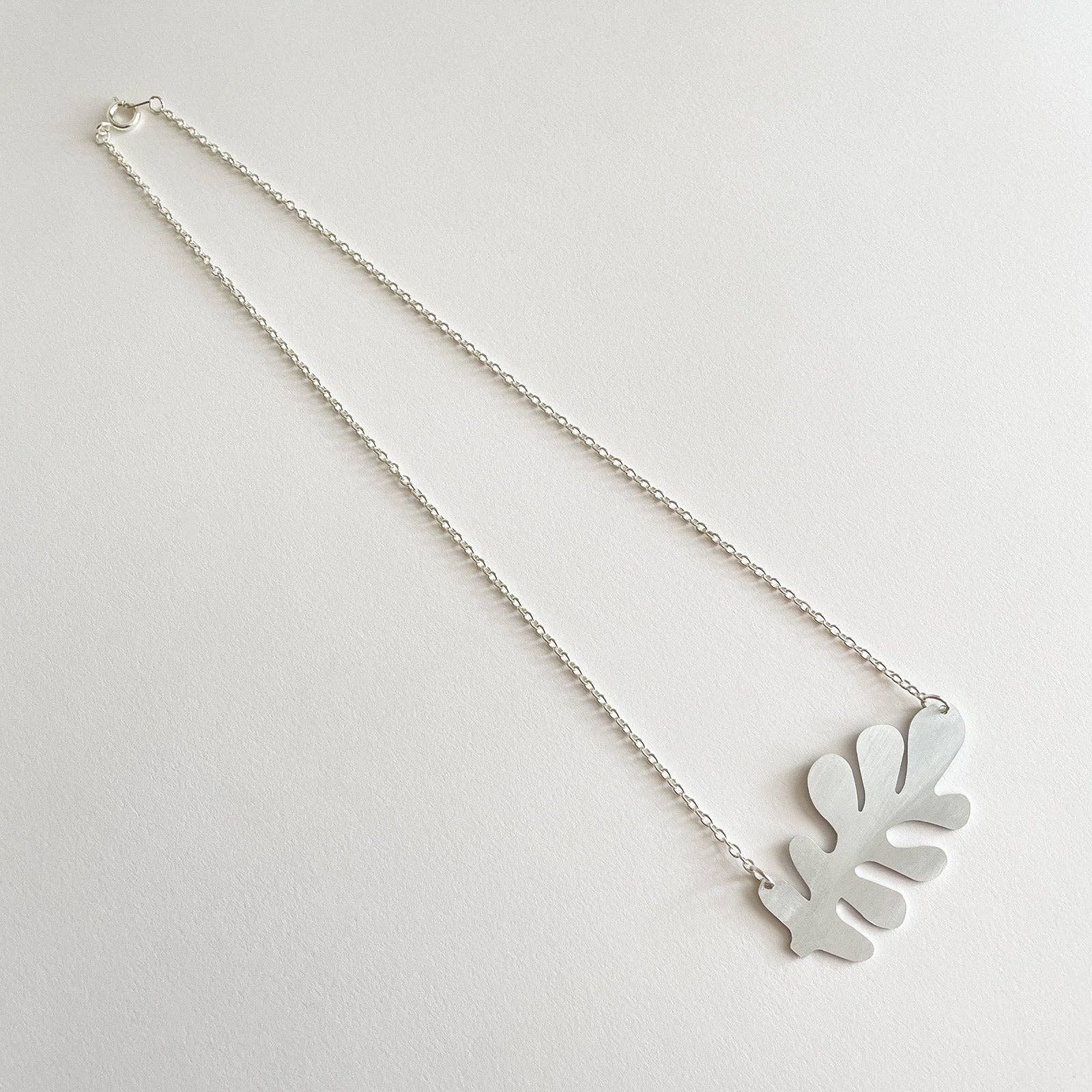 Silver and Aluminium Brack Necklace by Tom Pigeon | Lifestory