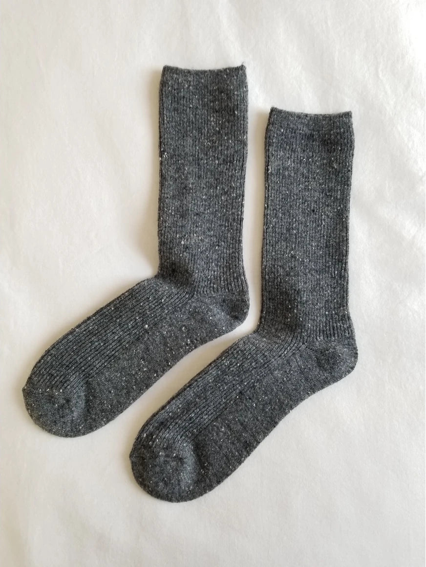 Snow Socks | Charcoal | by Le Bon Shoppe - Lifestory