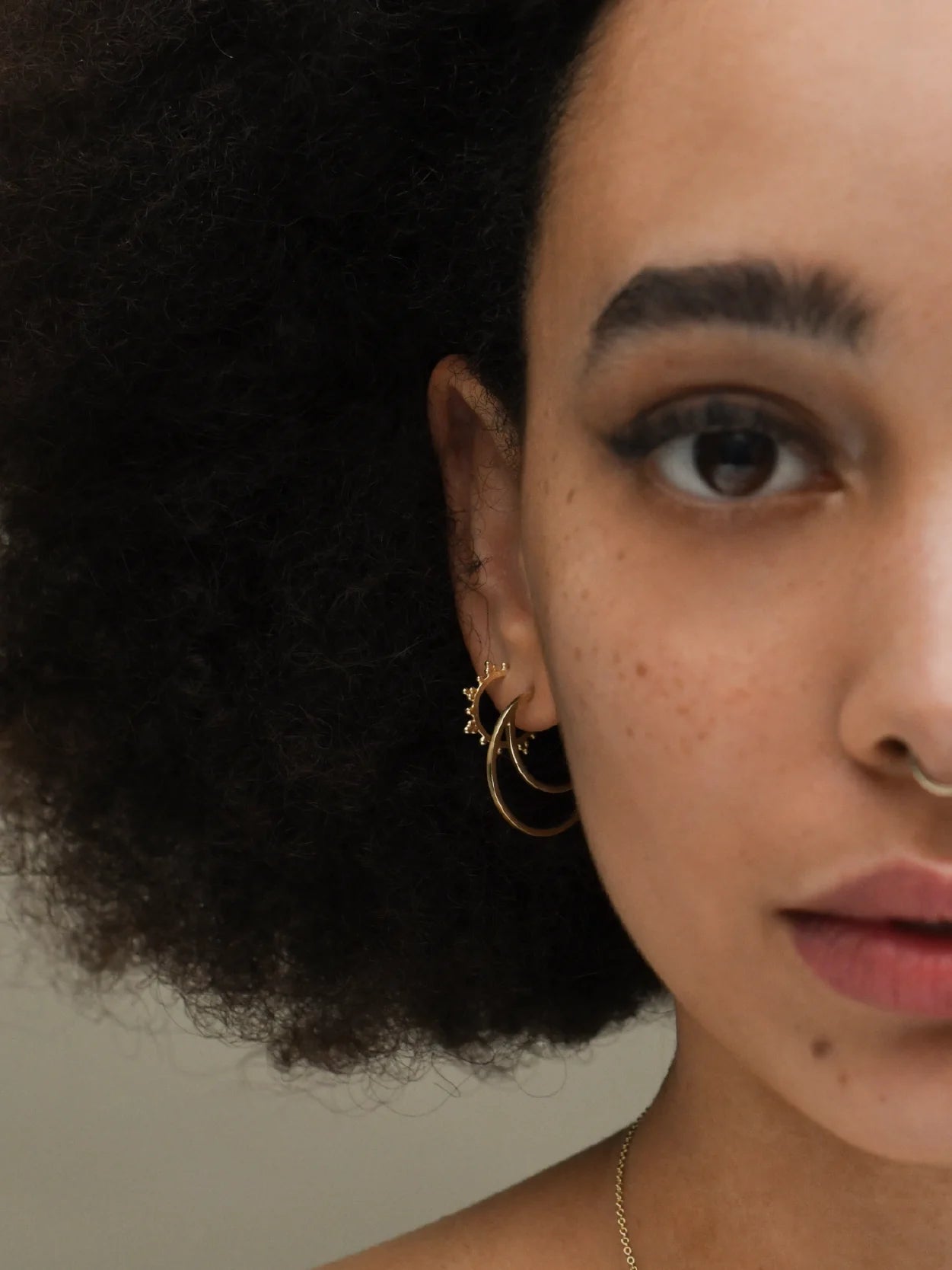 Mini Sol Earrings | Gold - Lifestory - Behind Bracken