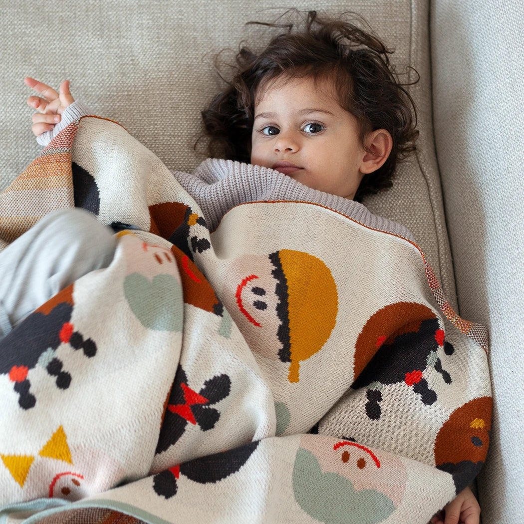 Gaia Stella Baby Blanket | Cotton | by Sophie Home