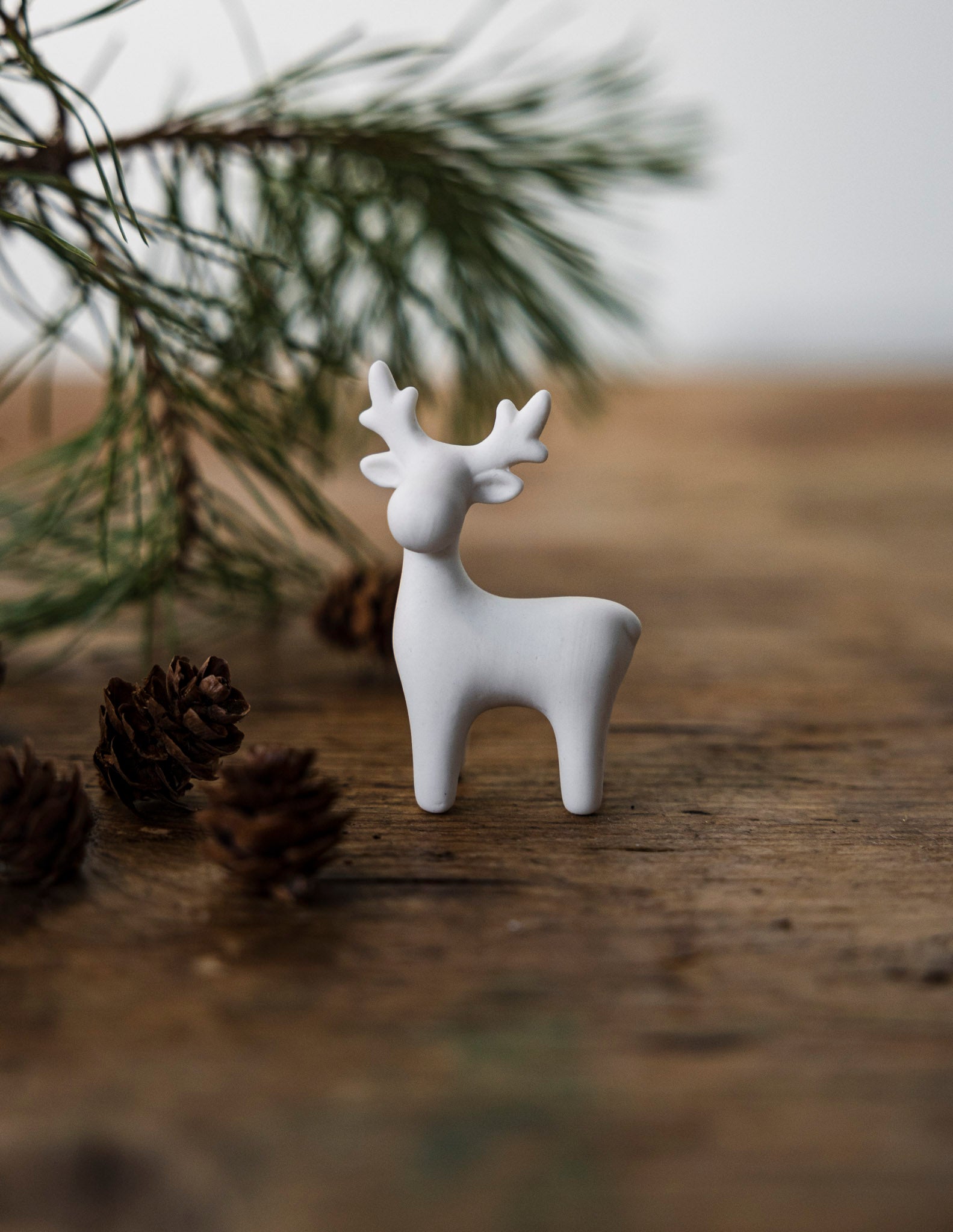 Sten the Reindeer | Mini | White Ceramic | by Storefactory - Lifestory