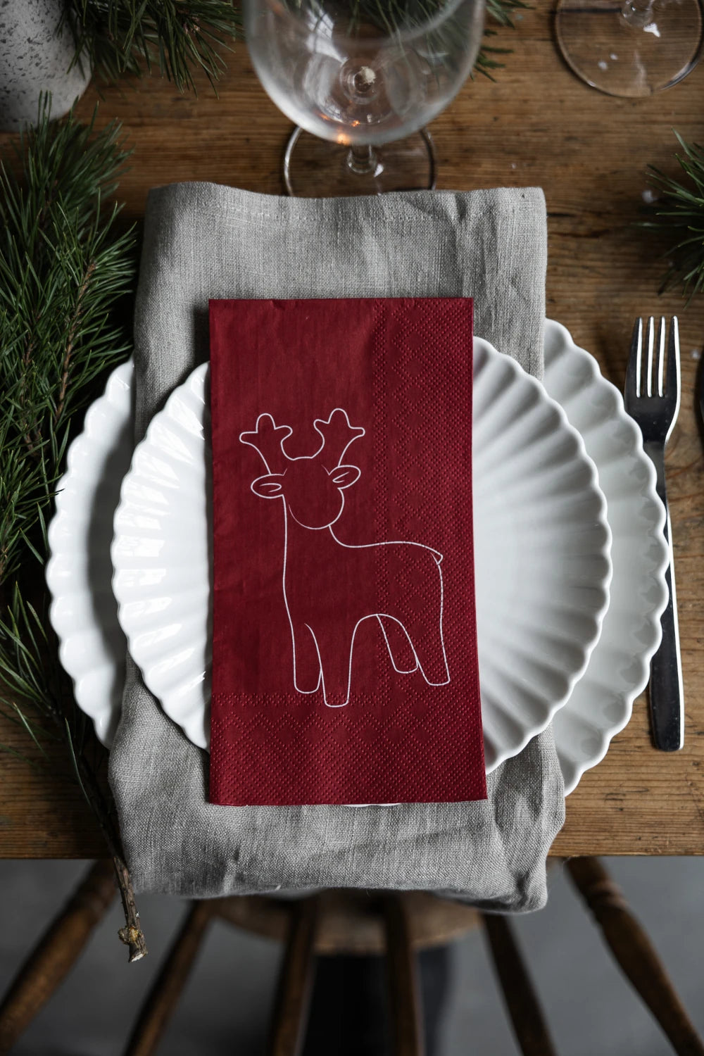 Pack of 16 Paper Napkins - Sten the Reindeer by Storefactory  | Lifestory