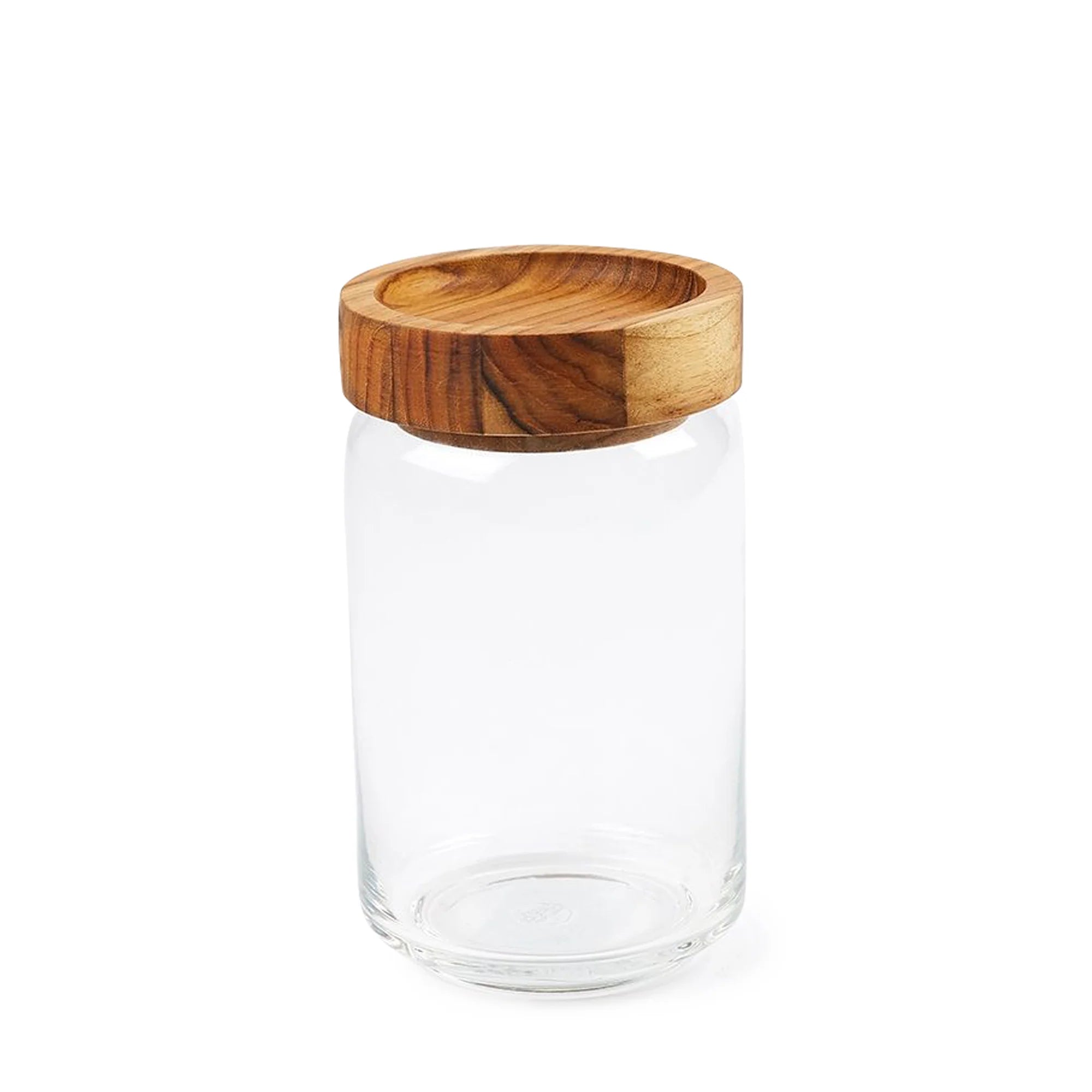 Teak Stacking Storage Jars 750ml by The Conran Shop | Lifestory