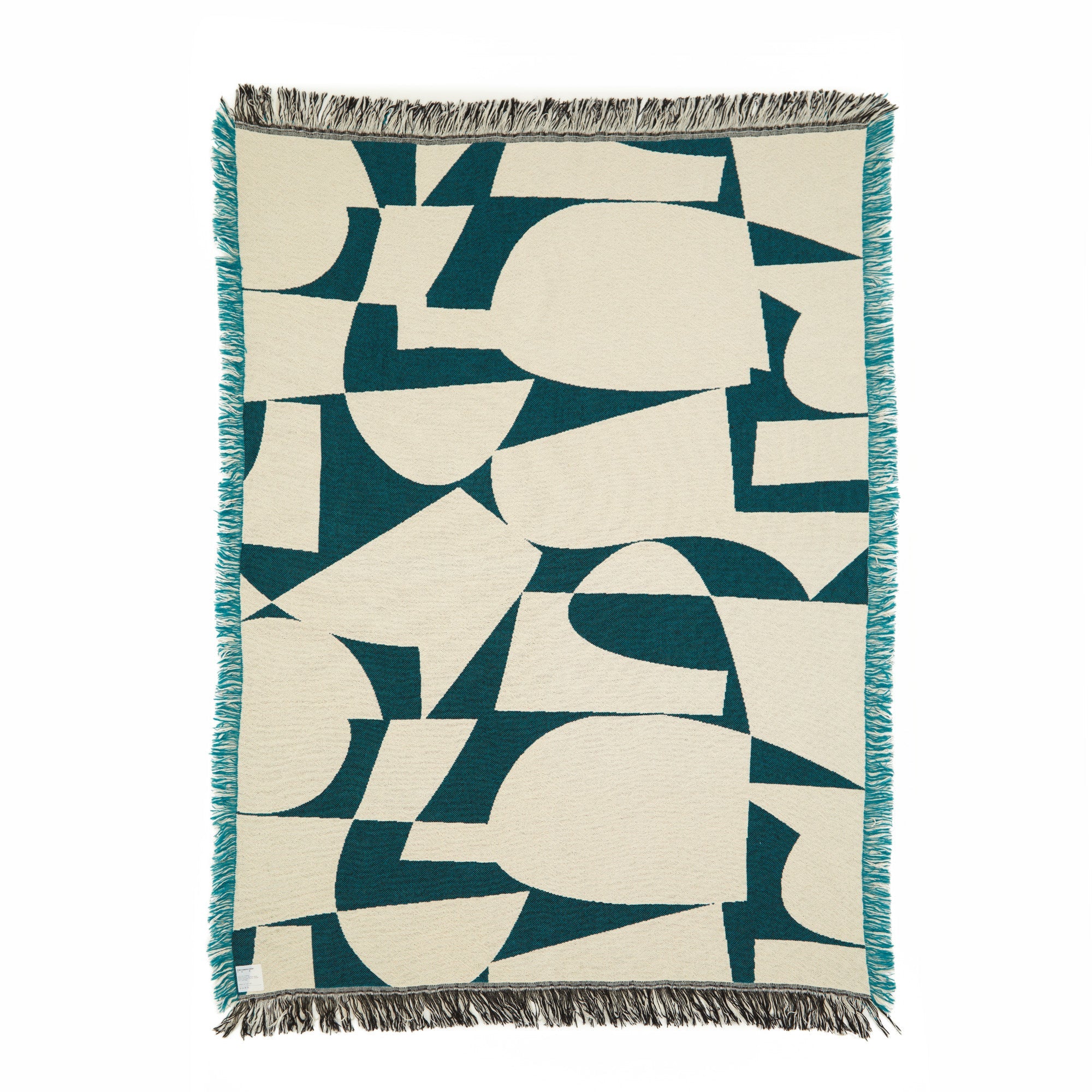 Teal Block Throw by The Conran Shop | Lifestory