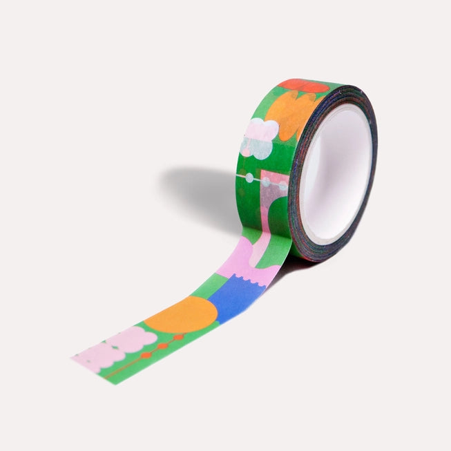 The Completist Patterned Washi Tape in Amwell print