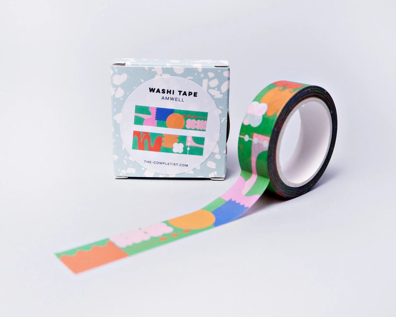 The Completist Patterned Washi Tape in Amwell print