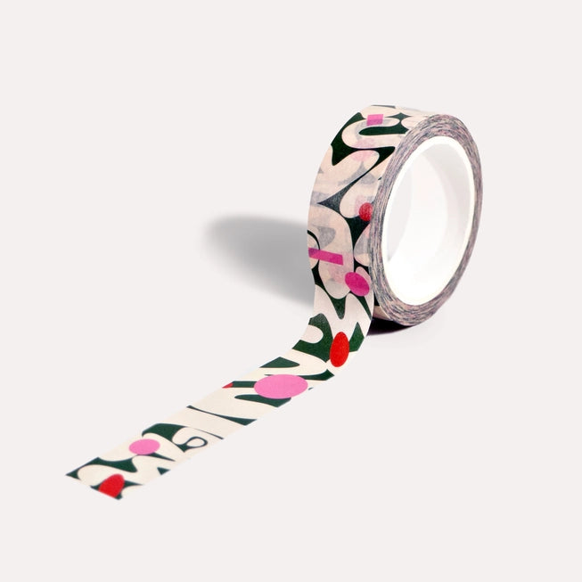 The Completist Patterned Washi Tape in August print