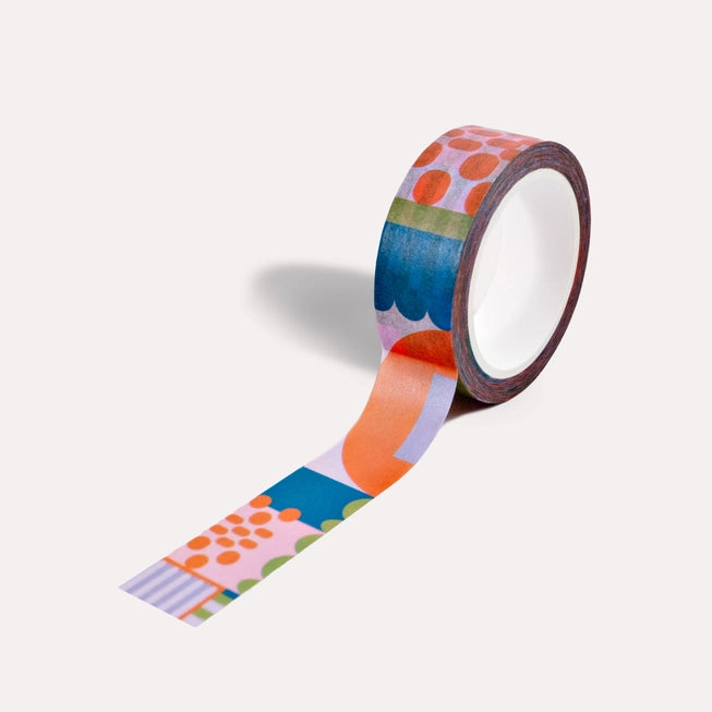 The Completist Patterned Washi Tape in Ginger print