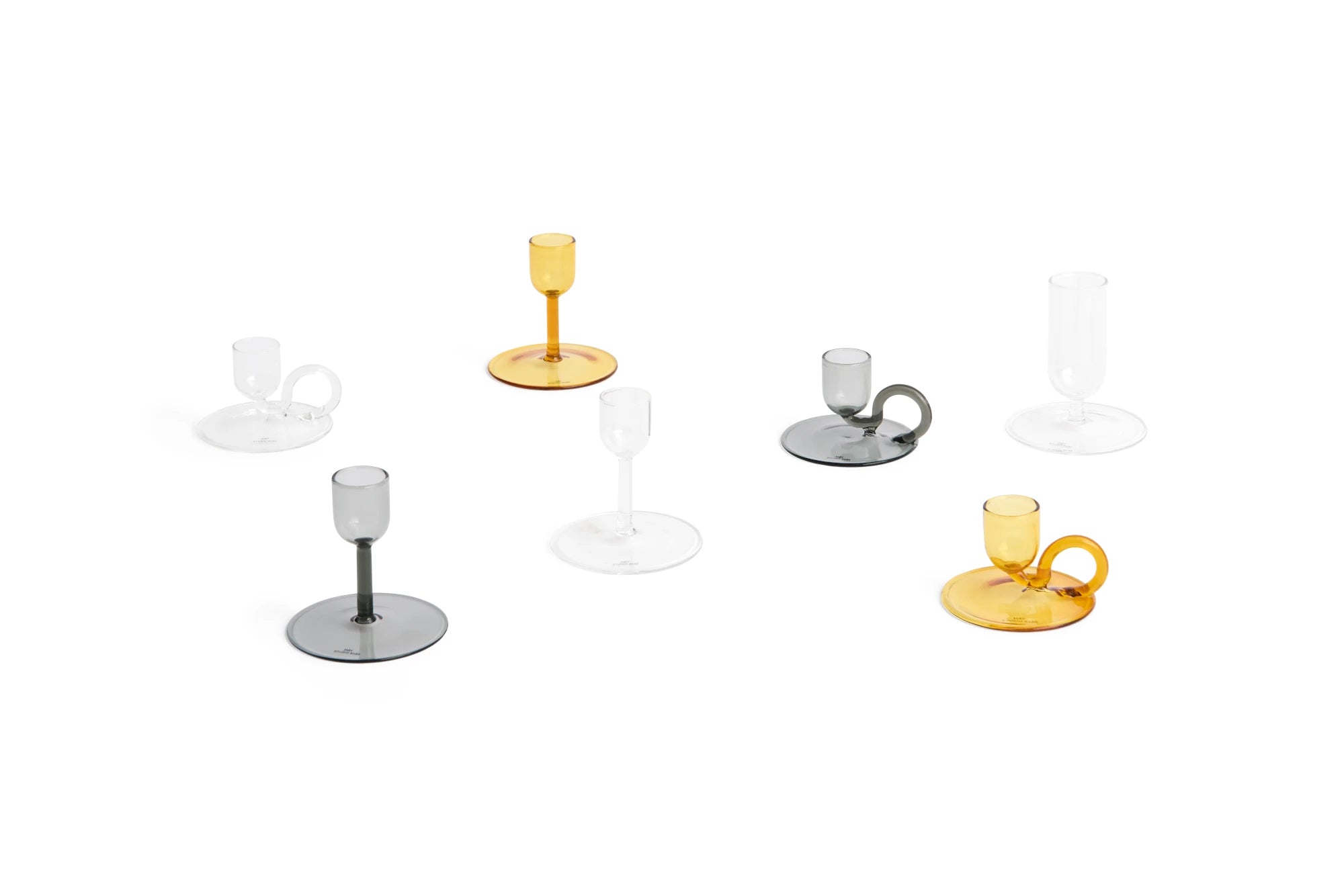 Tiny Straight Glass Candleholder family by HAY | Lifestory