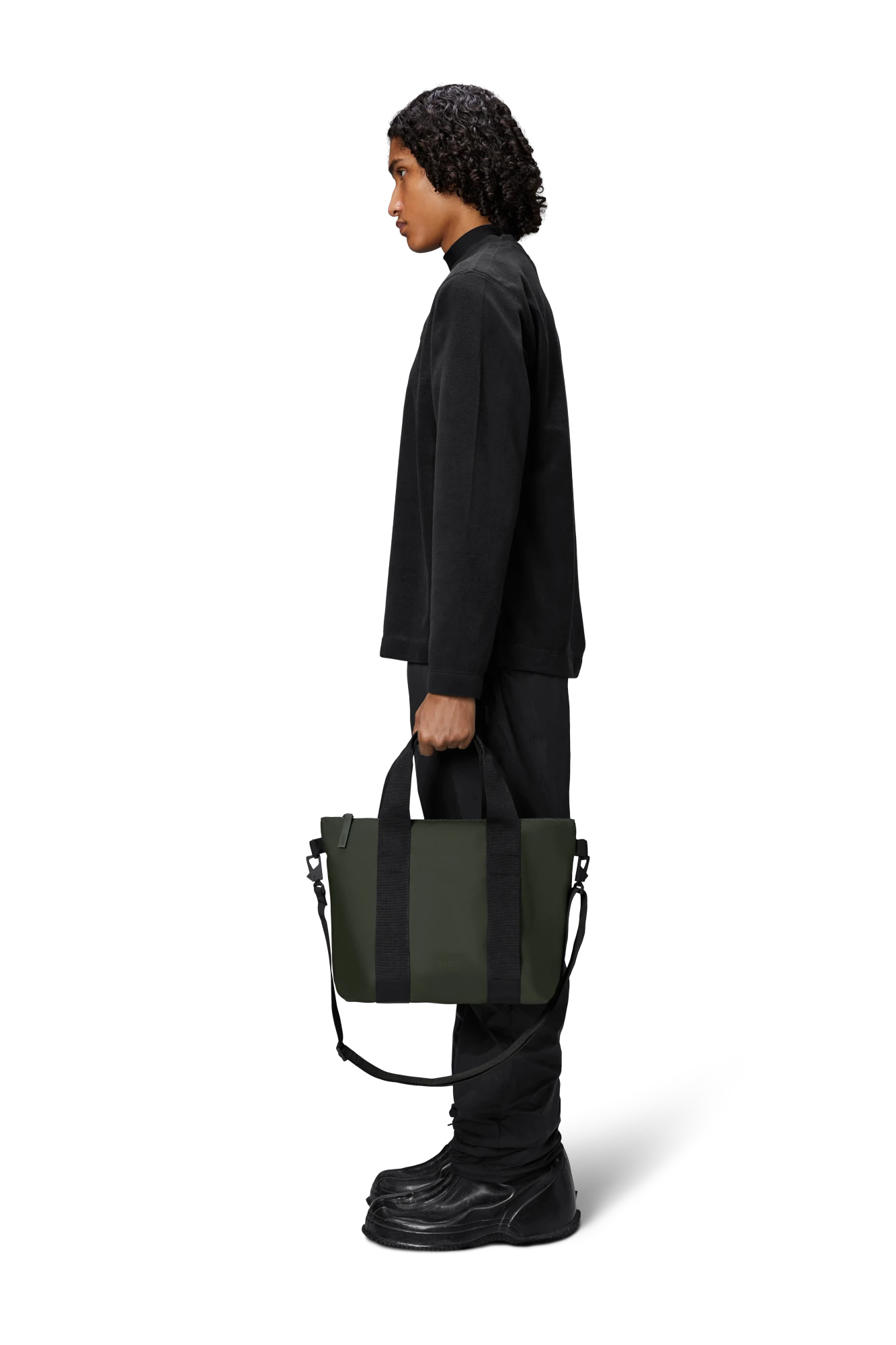 Tote Bag Micro W3 | Green | Waterproof | by Rains - Lifestory