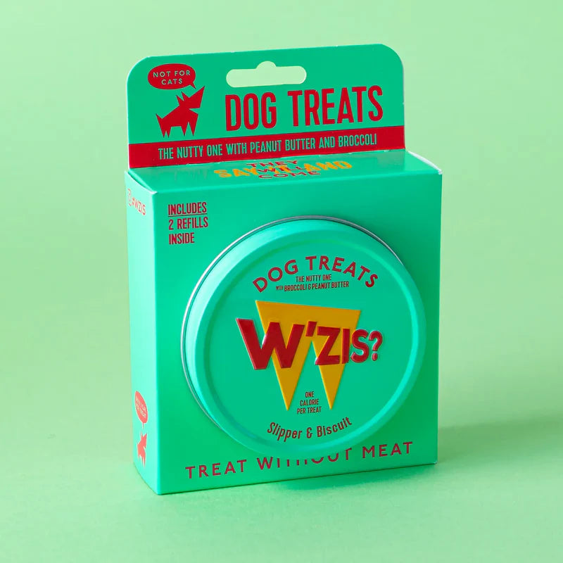 W'zis Plant Based Dog Treat Gift Box Tin & Refill - 3 Flavours