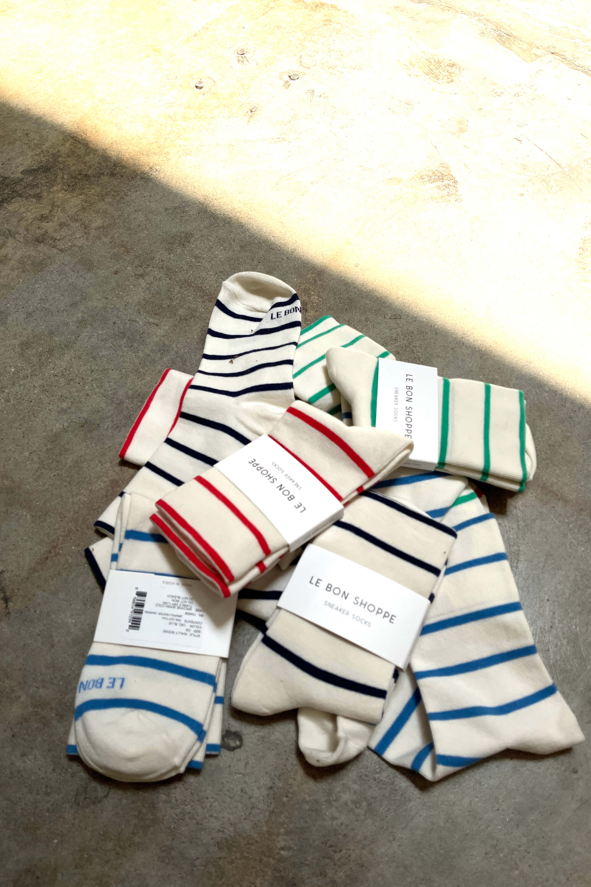 Wally Socks | Breton Stripe | by Le Bon Shoppe - Lifestory