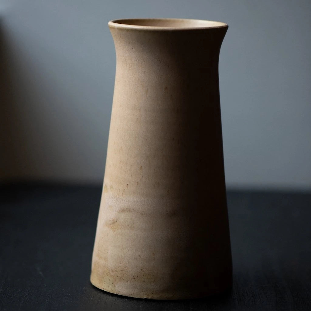 Ceramic Cylinder Vase in Plaster Colourway by Angus Henderson