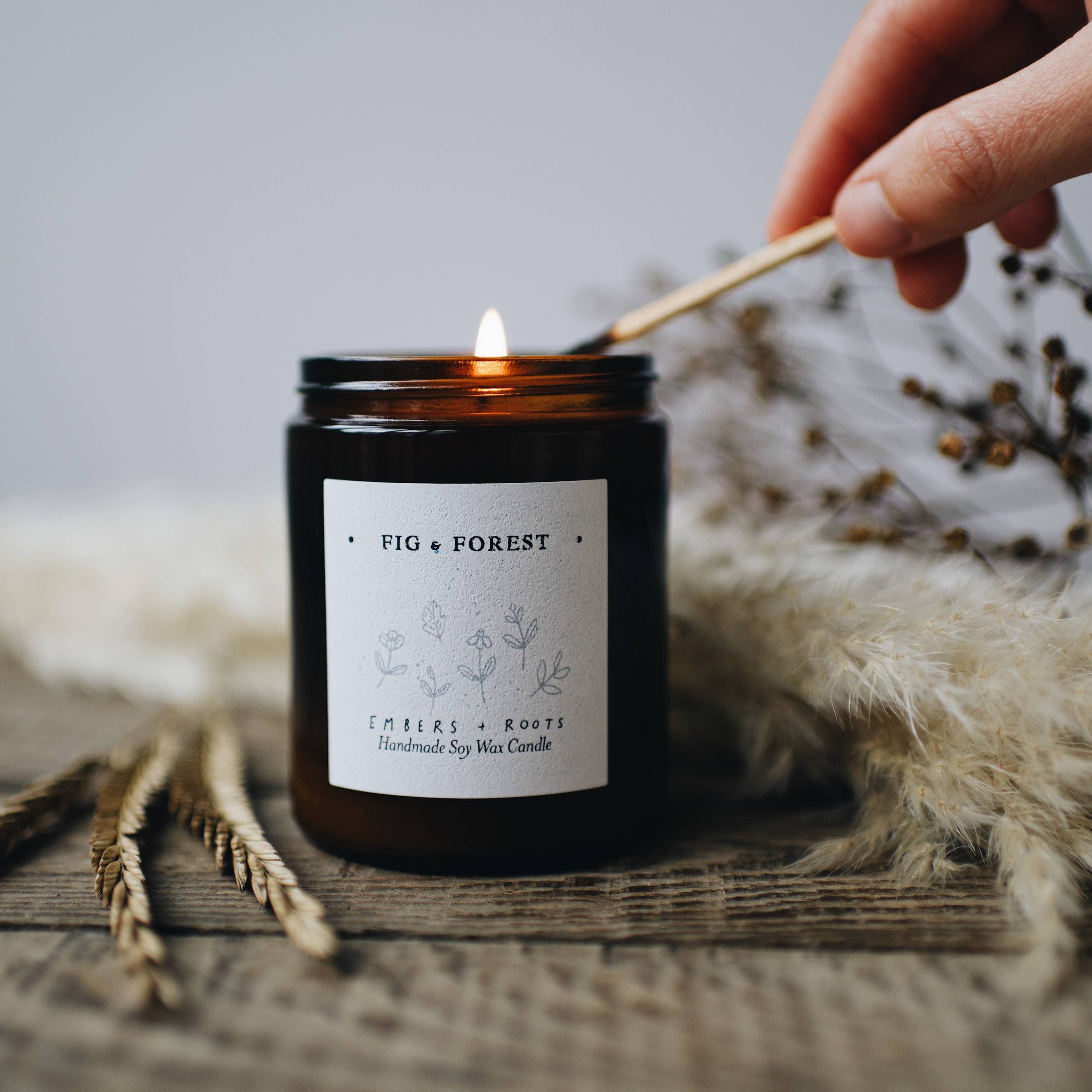 Fig & Forest Soy Wax Candle